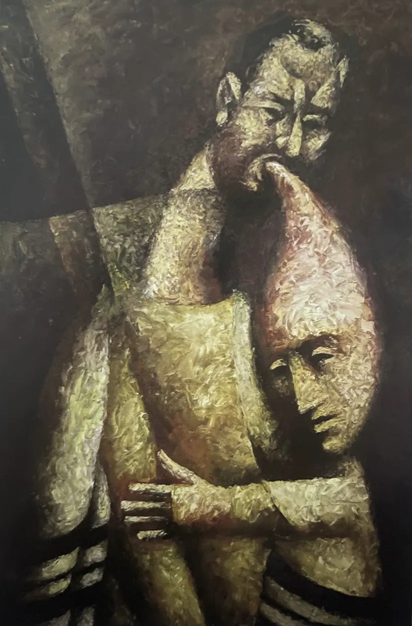 «Автопортрет», холст, масло 1997-1998